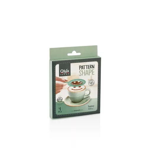 IRIS L-00556 Sada 4 penových foriem na kávu