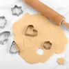 Set de 5 forme pentru biscuiți IRIS L-00155, metal