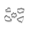 Set de 5 forme pentru biscuiți IRIS L-00155, metal