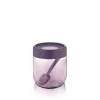 Recipient din sticlă IRIS C-00420 violet curcubeu 425 ml
