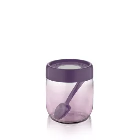 Recipient din sticlă IRIS C-00420 violet curcubeu 425 ml