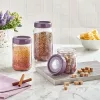 Recipient din sticlă IRIS C-00420 violet curcubeu 425 ml