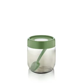 Recipient din sticlă verde curcubeu IRIS C-00421 425 ml