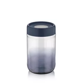   Recipient din sticlă IRIS C-00423 albastru indigo curcubeu 660ml
