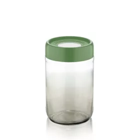 Recipient din sticlă verde curcubeu IRIS C-00425 660 ml