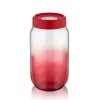 Recipient din sticlă roșu curcubeu IRIS C-00426 1.000ml