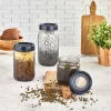 Recipient din sticlă albastru indigo curcubeu IRIS C-00427 1.000ml