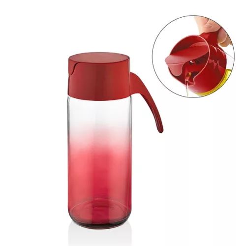 IRIS C-00482 Turnător de ulei și oțet roșu curcubeu 500ml