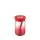Recipient de depozitare din sticlă roșu curcubeu IRIS C-00481 cu linguriță 380 ml
