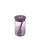 Recipient de depozitare din sticlă violet curcubeu IRIS C-00510 cu linguriță 380 ml