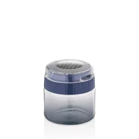  IRIS C-00486 Albastru indigo curcubeu cu răzătoare și recipient de sticlă 300ml