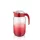IRIS C-00476 Carafă de sticlă roșie curcubeu 1.000ml