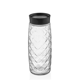   Recipient din sticlă IRIS C-00396 Visible Crystal 1.600 ml, negru sau fildeș