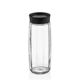   Recipient din sticlă IRIS C-00397 Visible Polygon 1.600 ml, negru sau fildeș
