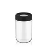 Recipient inelar din sticlă IRIS C-00115 660 ml, negru, fildeș sau gri