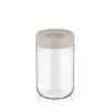 Recipient inelar din sticlă IRIS C-00115 660 ml, negru, fildeș sau gri
