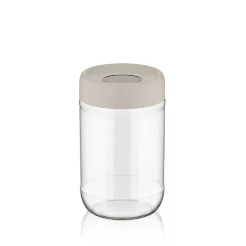 Recipient inelar din sticlă IRIS C-00115 660 ml, negru, fildeș sau gri