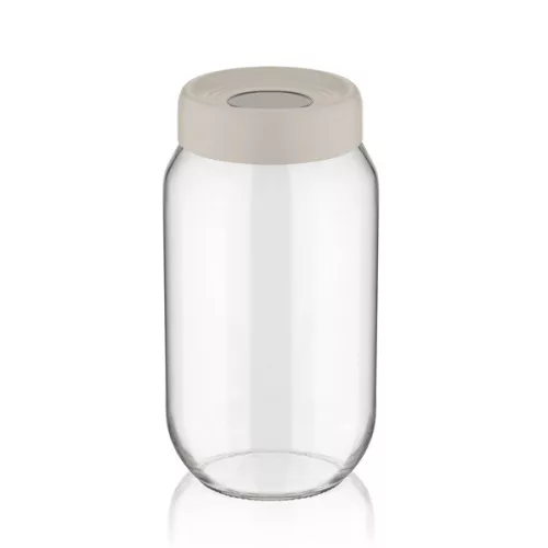 Recipient inelar din sticlă IRIS C-00116 1.000 ml, negru, fildeș sau gri