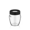 Recipient inelar din sticlă IRIS C-00138 580 ml, negru, fildeș sau gri