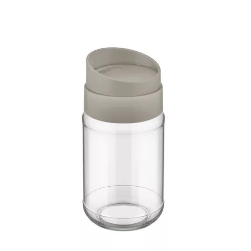 Dozator de condimente din sticlă IRIS C-00161 Garda 380ml, negru, gri sau fildeș
