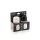 IRIS C-00201 Set spray condimente stea din sticlă, 2 bucăți 2*200ml, culoare neagră sau fildeș
