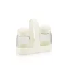 Set spray de condimente IRIS C-00467 cu picături din sticlă și suport, 2 bucăți 2*100ml, în cutie, culoare neagră sau fildeș