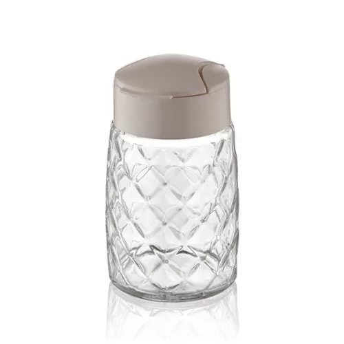 Dozator de condimente IRIS C-00276 Drop Crystal, 100 ml, negru, albastru marin sau fildeș
