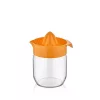 Storcător de lămâie IRIS C-00136 Fresia cu recipient din sticlă 425 ml, portocaliu sau galben lămâie