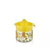 Storcător de lămâi IRIS C-00203 cu model Fresia și recipient din sticlă 300 ml, portocaliu sau galben lămâie