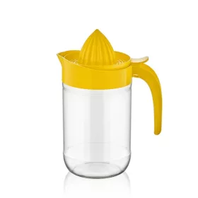   Storcător de lămâie festiv IRIS C-00132 cu ulcior de sticlă 660 ml, portocaliu sau galben lămâie