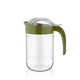   IRIS C-00130 Cană de sticlă pentru ulei și oțet Alegre 660 ml, verde