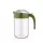 IRIS C-00130 Cană de sticlă pentru ulei și oțet Alegre 660 ml, verde