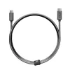 Dátový a nabíjací kábel NextOne USBCX2-MET-SG 1,2 m s konektorom C astro sivý