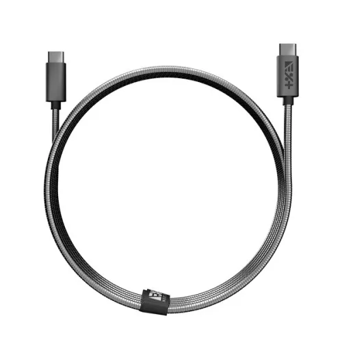 Dátový a nabíjací kábel NextOne USBCX2-MET-SG 1,2 m s konektorom C astro sivý