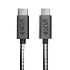 Dátový a nabíjací kábel NextOne USBCX2-MET-SG 1,2 m s konektorom C astro sivý