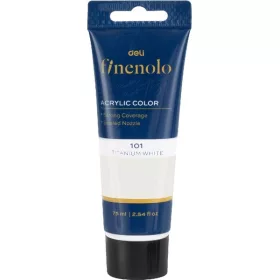 Deli Finenolo 75 ml bijela akrilna boja
