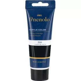 Deli Finenolo 75 ml crna akrilna boja