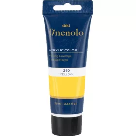 Deli Finenolo 75 ml žuta akrilna boja