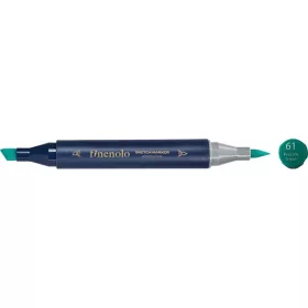   Deli Finenolo 61 - Peacock Green kétvégű permanent ART marker