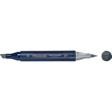   Deli Finenolo CG9 - Cool Grey kétvégű permanent ART marker