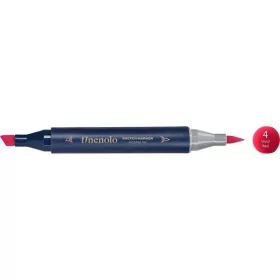 Deli Finenolo 4 - Vivid Red kétvégű permanent ART marker