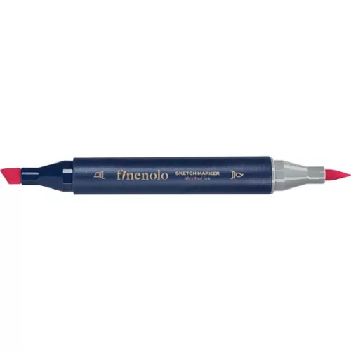 Deli Finenolo 4 - Vivid Red kétvégű permanent ART marker