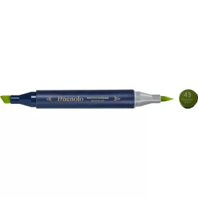   Deli Finenolo 43 - Deep Olive Green kétvégű permanent ART marker