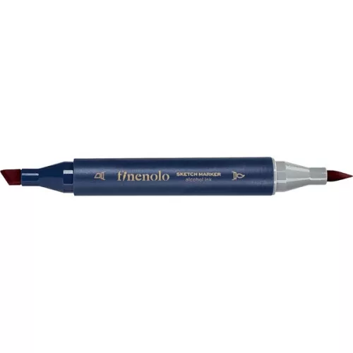 Deli Finenolo 1 - Wine Red kétvégű permanent ART marker