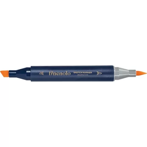 Deli Finenolo 23 - Orange kétvégű permanent ART marker