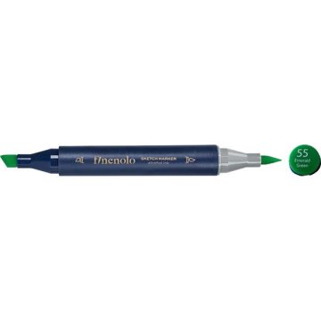   Deli Finenolo 55 - Emerald Green kétvégű permanent ART marker