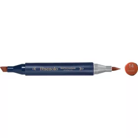 Deli Finenolo 14 - Vermilion kétvégű permanent ART marker
