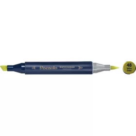   Deli Finenolo 48 - Yellow Green kétvégű permanent ART marker