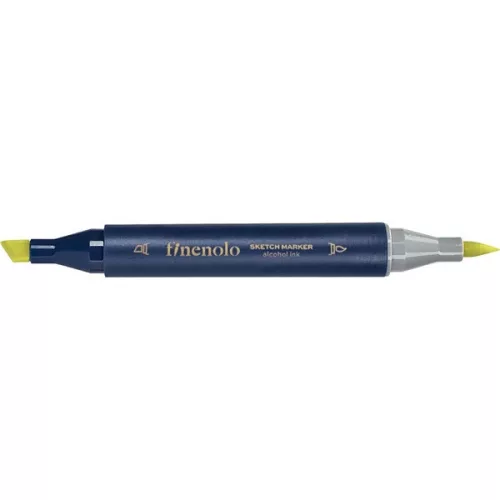 Deli Finenolo 48 - Yellow Green kétvégű permanent ART marker