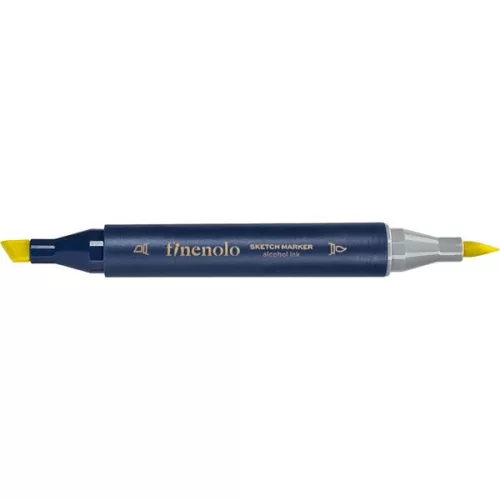 Deli Finenolo 35 - Lemon Yellow kétvégű permanent ART marker